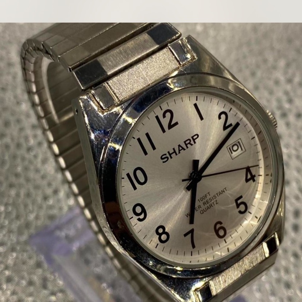 Men’s ^^*^ Sharp Silver Quartz Watch *** - image 6